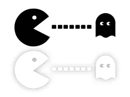 naklejka-packman-or-pac-man-na-samochod-na-auto-kolor