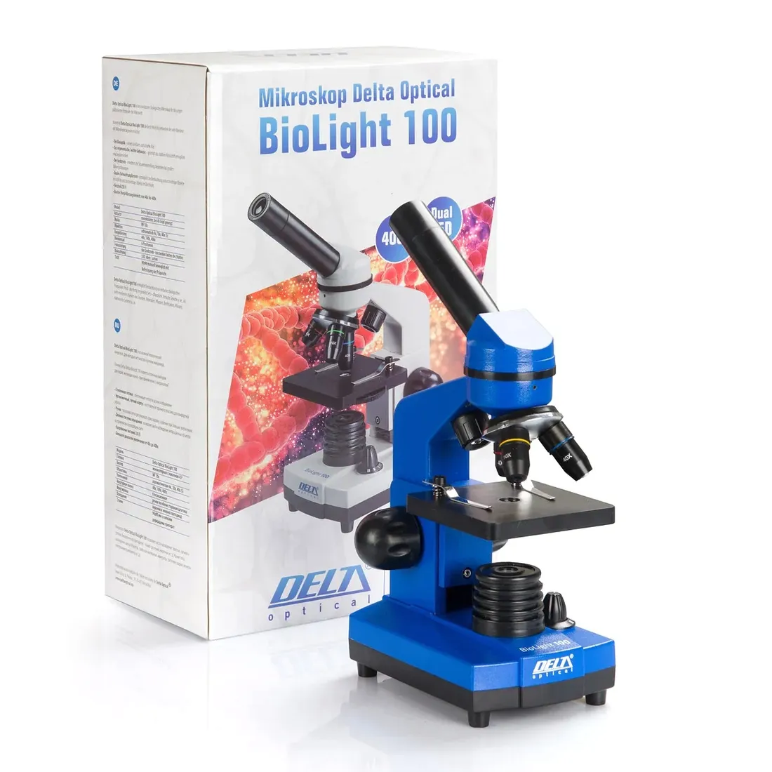 mikroskop-biolight-100-niebieski-stan-nowy