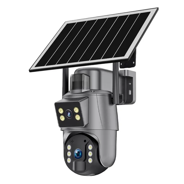 Kamera Solarna SDL PRO Monitoring 4G Panel 8W 4X ZOOM 2K Zoom IP66 GSM