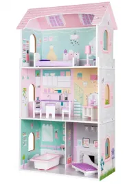 drewniany-domek-dla-lalek-mebelki-wysoka-rezydencja-jagodowa-ecotoys-eco