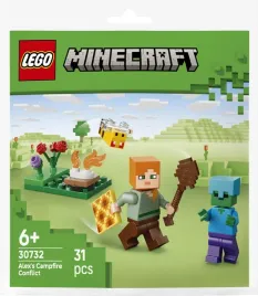 lego-minecraft-30732-potyczka-alex-przy-ognisku