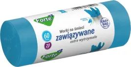hdld-worki-na-smieci-zawiazywane-forte-easy-bag-60l-20szt-niebieskie