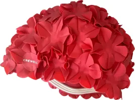 czepek-plywacki-crowell-kwiaty-flower-czerwony-kol-1