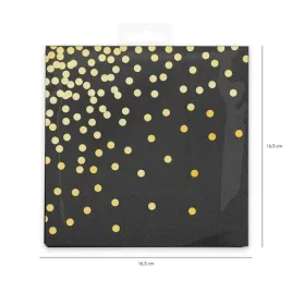 serwetki-czarne-zlote-kropki-10-szt
