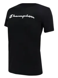 champion-t-shirt-damski-113223-czarny-xs