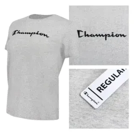 champion-t-shirt-damski-113223-szary-s