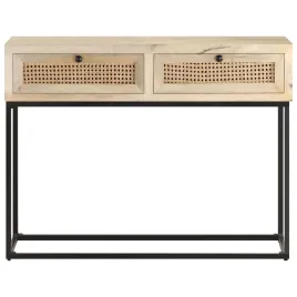 vidaxl-stolik-konsolowy-100x35x76-cm-lite-drewno-mango-i-trzcina