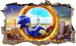 naklejka-plakat-na-sciane-sonic-3d-xxxl-100-cm-nr-1