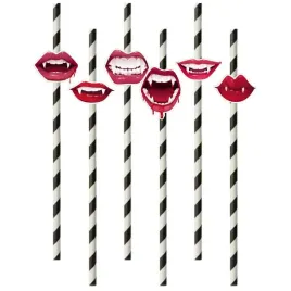 slomki-halloween-i-krwawe-usta-w-paski-195-cm-6-szt