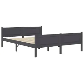 vidaxl-rama-lozka-z-litego-drewna-sosnowego-szara-160-x-200-cm