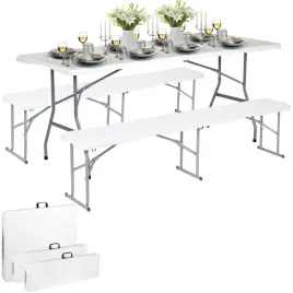 zestaw-cateringowy-skladany-bialy-ogrodowy-stol-2-lawki-180-cm