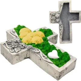 figurka-nagrobkowa-doniczka-gipsowa-krzyz-grob
