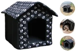 legowisko-buda-z-materialu-dla-psa-kota-skladana-xxl-czarna-w-lapki-r-4