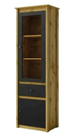 witryna-wysoka-luna-ln-2-szerokosc-64-cm-szuflada-drzwi