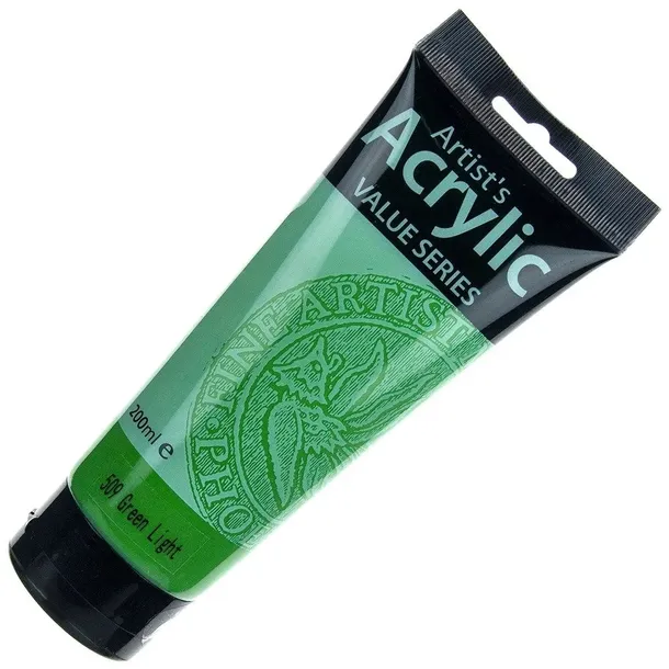 Farba akrylowa Phoenix 200ml zielona farby artystyczne do malarstwa płótna