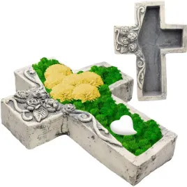 figurka-nagrobkowa-doniczka-gipsowa-krzyz-grob