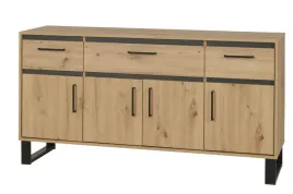 komoda-160-newada-nw-8-szerokosc-160-cm-metalowe-nozki-drzwi-szuflady