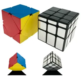 zestaw-kostka-rubika-skewb-mirror-silver