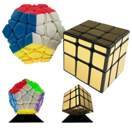 zestaw-kostka-rubika-megaminx-mirror-gold