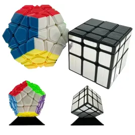 zestaw-kostka-rubika-megaminx-mirror-silver