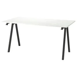 ikea-trotten-biurko-bialy-antracyt-160x80-cm