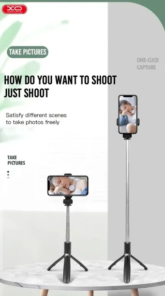 xo-selfiestick-bluetooth-tripod-ss08-czarny-stan-nowy-kolor-czarny
