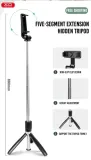 xo-selfiestick-bluetooth-tripod-ss08-czarny-kolor-czarny-stan-nowy