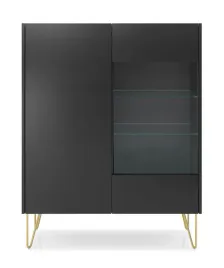 witryna-barek-wt-97-harmon-grafit-blat-marmur