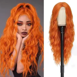 buppler-dluga-peruka-cosplay-pomaranczowa-71cm-syntetyczna