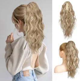 flufymooz-przedluzenie-kucyka-45cm-syntetyczne-miodowa-blondynka