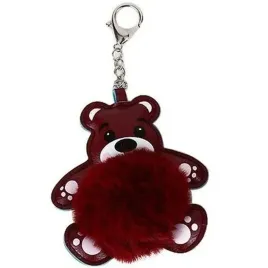 brelok-do-kluczy-zawieszka-mis-bordowy-pompon