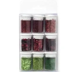 zestaw-brokatow-czerwono-zielone-9x35g
