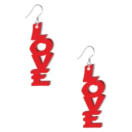 kolczyki-napis-love-czerwone-60x22-mm
