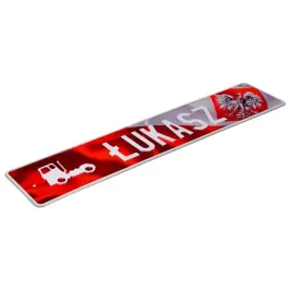 tablica-tloczona-aluminiowa-gadzet-lukasz-truck