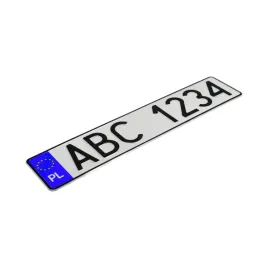 polska-tablica-aluminiowa-do-ramek-rejestracyjnych