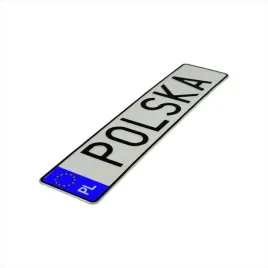 polska-tablica-aluminiowa-do-ramek-rejestracyjnych
