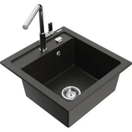 mexen-vito-zlewozmywak-granitowy-1-komorowy-z-bateria-kuchenna-flora-czarn