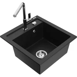 mexen-vito-zlewozmywak-granitowy-1-komorowy-z-bateria-kuchenna-flora-czarn