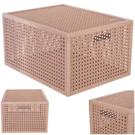 koszyk-pojemnik-organizer-z-pokrywa-20l-kosz-przechowywania-curver-rozowy