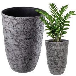 doniczka-donica-oslonka-ogrodowa-35-x-50-cm-wysoka-szara-imitacja-kamienia