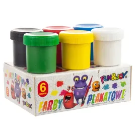 farby-plakatowe-titanum-funandjoy-6-sztuk-x-20ml-zestaw-farb-6-kolorow