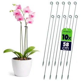 10-szt-podpora-do-roslin-storczyka-58cm-podporka-obejma-kwiatow-zielony