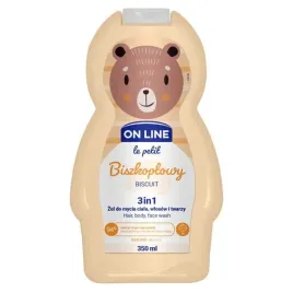 on-line-le-petit-biszkoptowy-zel-do-mycia-ciala-wlosow-i-twarzy-3w1-350ml