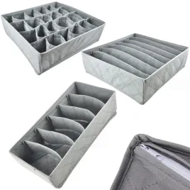 organizer-do-szafy-szuflady-komplet-3-szt-szary
