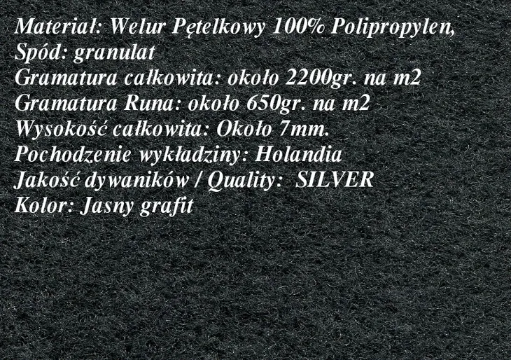 opel-combo-c-2002-2012r-dywaniki-grafitowe-silver-stan-nowy