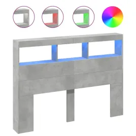 zaglowek-z-polkami-i-led-szarosc-betonu-140x17x102-cm