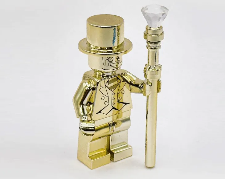 KLOCKI FIGURKA MR GOLD GOLDMAN