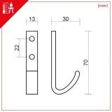 wieszak-scienny-na-ubrania-haczyk-wieszak-scienny-bialy-stan-nowy-kod-produktu-0003585