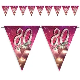 baner-flagi-80-urodziny-brokatowy-styl-rozowy-36-m