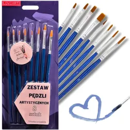 zestaw-pedzli-loveart-8-sztuk-malarskie-do-farb-akwarelowych-i-plakatowych